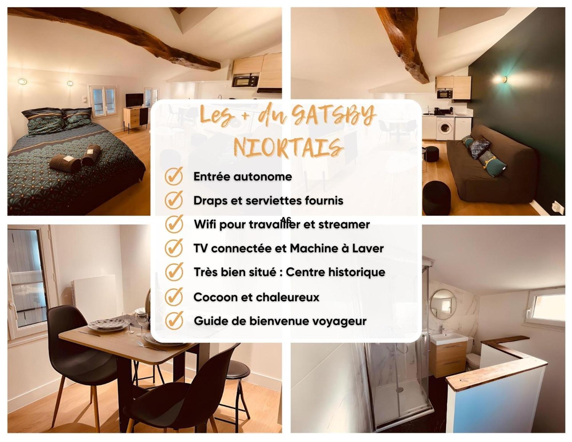 Le Gatsby Niortais - Home Homy Ngoại thất bức ảnh